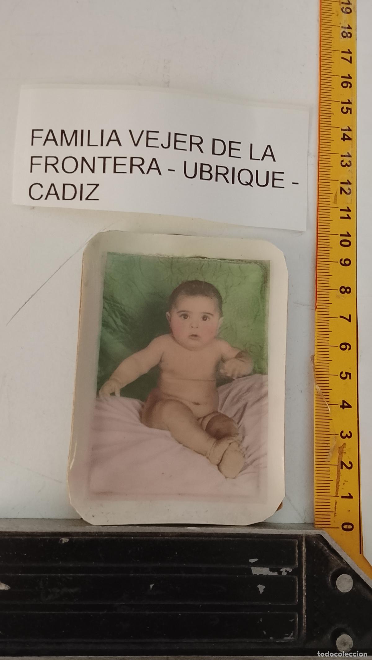 Fotograf&iacute;a antigua: FOTOGRAFIA ANTIGUA VEJER DE LA FRONTERA CADIZ - FAMILIA VEJER UBRIQUE - CARON PLASTIFICADO