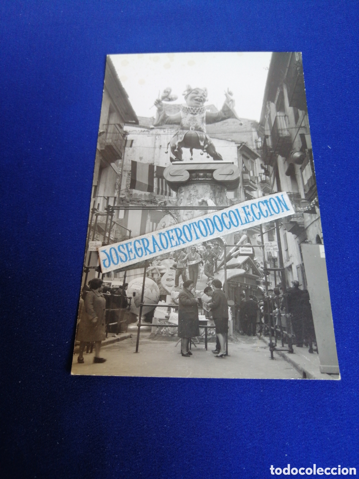 Fotograf&iacute;a antigua: FALLA PLAZA NA JORDANA A&Ntilde;O 1967 FOTOGRAF&Iacute;A ANTIGUA SIGLO PASADO