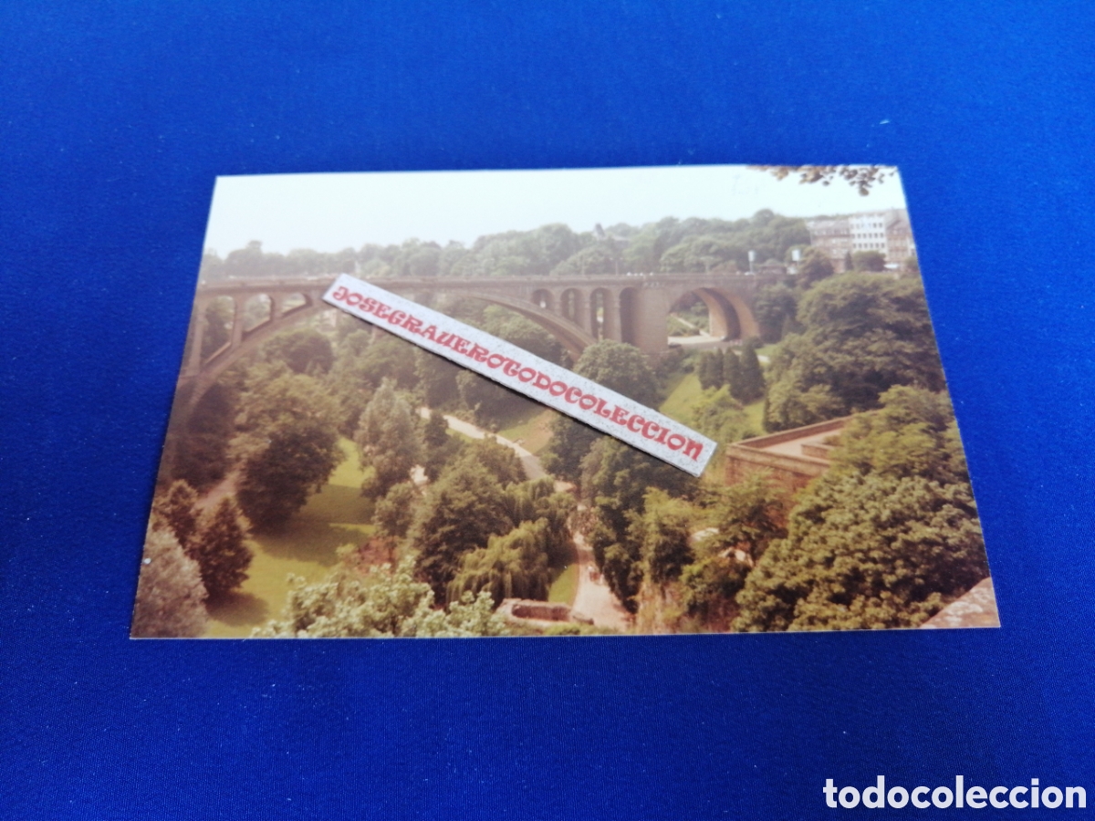 Fotograf&iacute;a antigua: LUXEMBURGO - PUENTE ADOLFO FOTOGRAF&Iacute;A