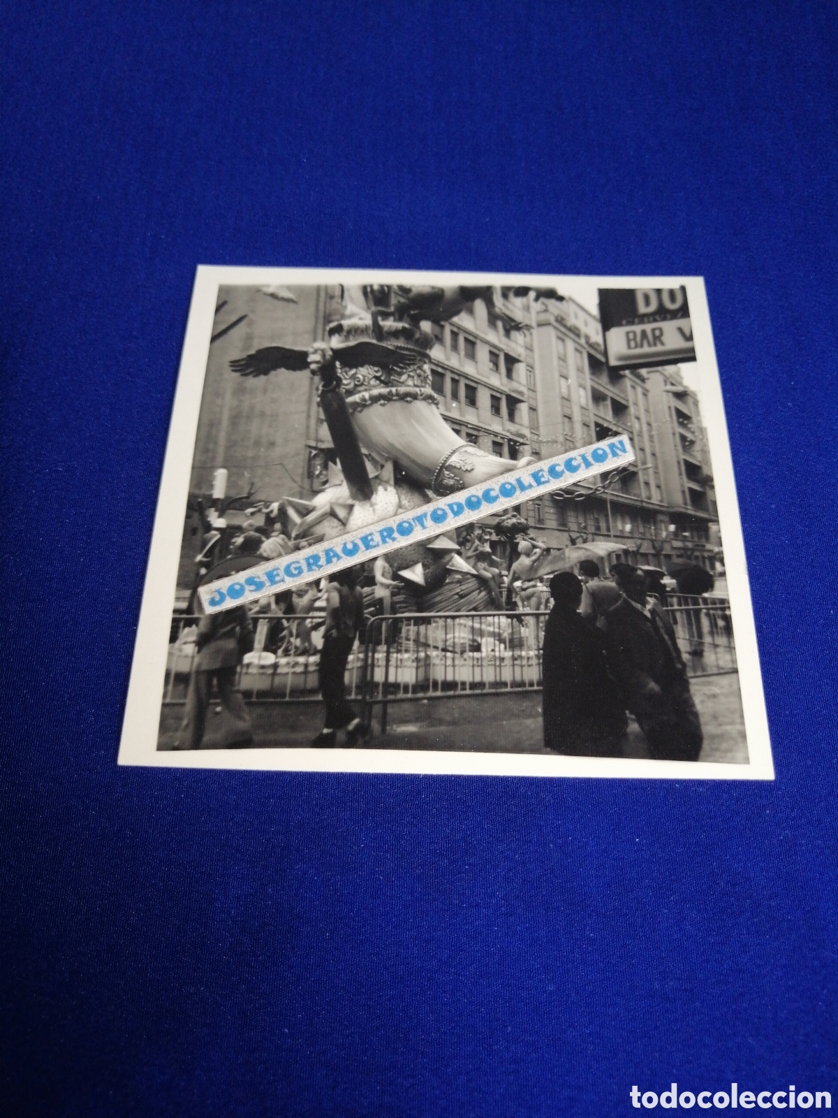 Fotograf&iacute;a antigua: FALLA SAN IGNACIO DE LOYOLA A&Ntilde;O 1975 ARTISTA FRANCISCO TOM&Aacute;S (PAQUITO)