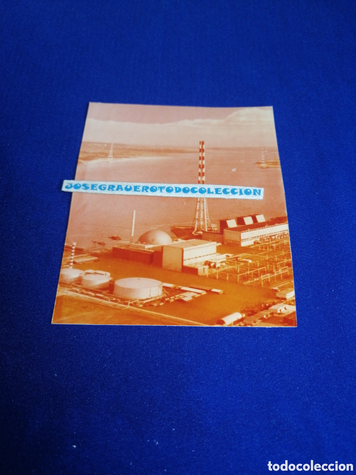 Fotograf&iacute;a antigua: CENTRAL NUCLEAR O TERMICA FOTOGRAF&Iacute;A ANTIGUA