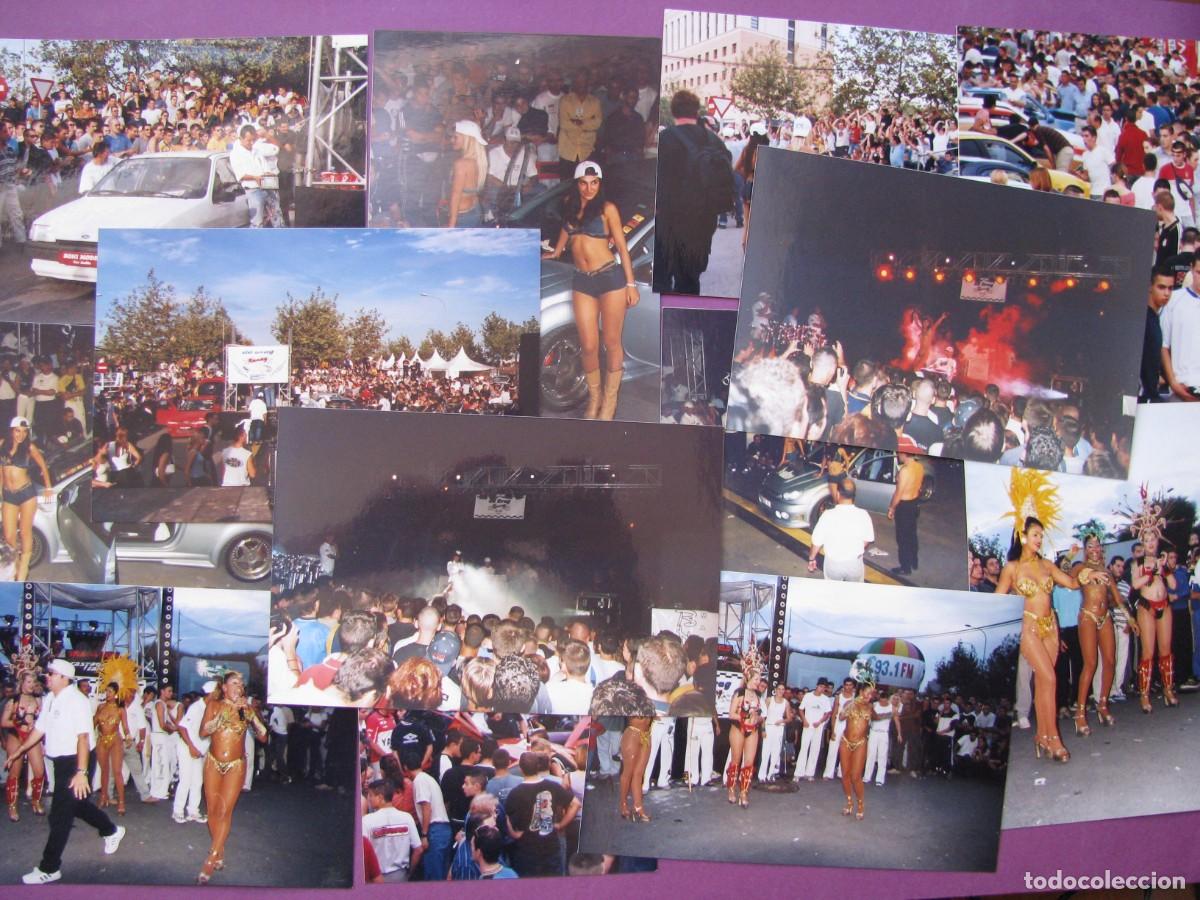 Fotograf&iacute;a antigua: 13 FOTOS DE UN EVENTO, CONCENTRACION DE COCHES, RACING, TUNING. MADRID? CASTROCAR. A&Ntilde;O 2000.