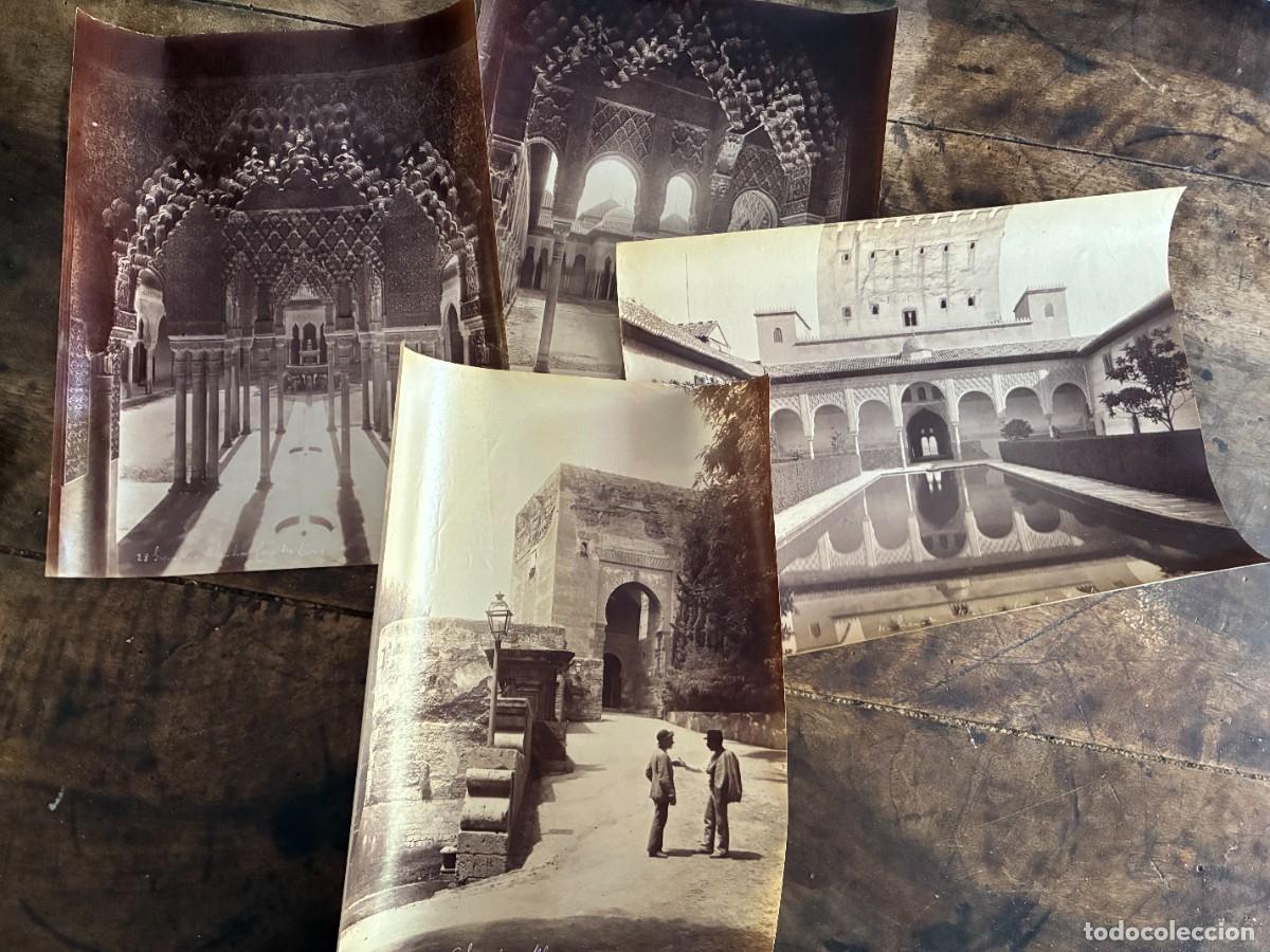 Fotograf&iacute;a antigua: 23 albuminas de Granada, 28x23 cm. Ca. 1885-88. Leon et Levy. Perfecto estado.