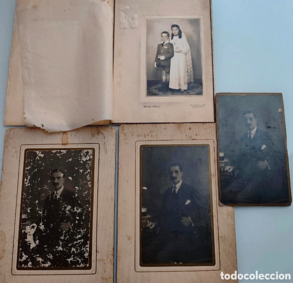 Alte Fotografie: Lote antiguos retratos
