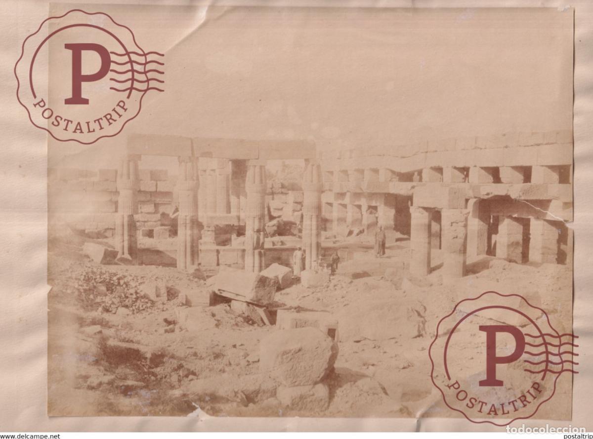 Alte Fotografie: PEOPLE EGYPTE EGIPTO EGYPT ALBUMEN PRINT 26 *21 CM Ancienne PHOTOGRAPHIE