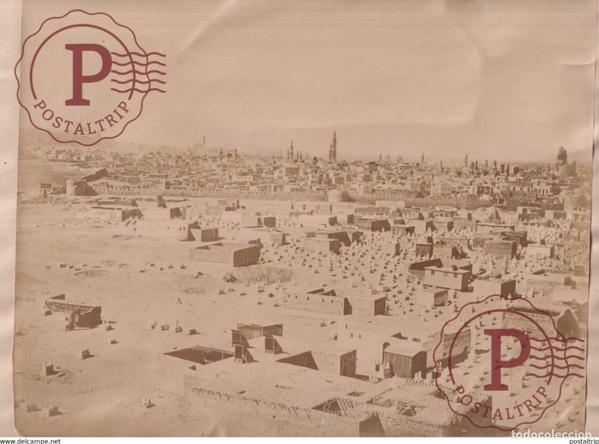 Alte Fotografie: CAIRE CAIRO EGYPTE EGIPTO EGYPT ALBUMEN PRINT 28 *22 CM Ancienne PHOTOGRAPHIE