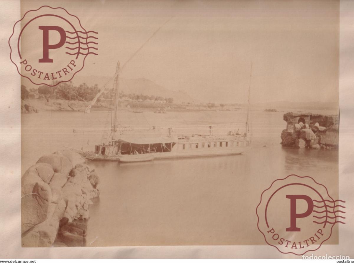 Fotograf&iacute;a antigua: EGYPTE EGIPTO EGYPT ALBUMEN PRINT 26 *20 CM Ancienne PHOTOGRAPHIE