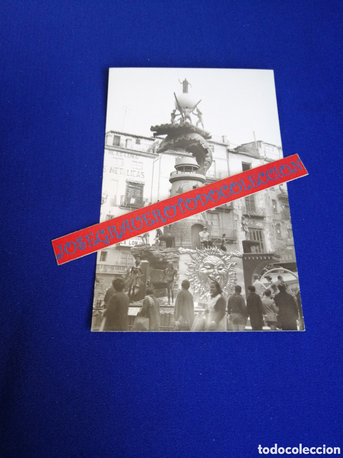 Fotograf&iacute;a antigua: FALLA PLAZA DOCTOR COLLADO - A&Ntilde;O 1967 ARTISTA EUGENIO MICO FOTOGRAF&Iacute;A ANTIGUA