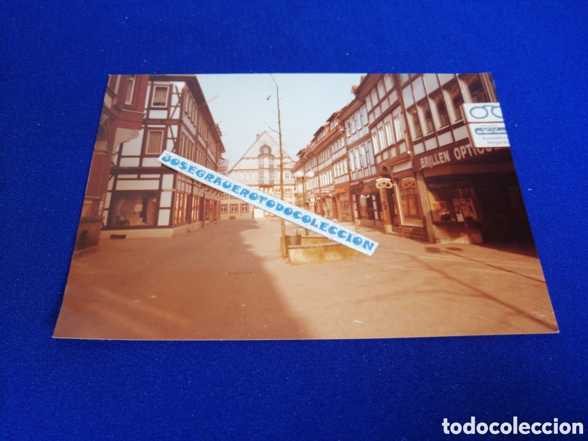 Fotograf&iacute;a antigua: OSTERODE AM HARZ - ALEMANIA BAJA SAJONIA - CARTEL OPTICA BRILLEN - GERMANY FOTOGRAF&Iacute;A ANTIGUA