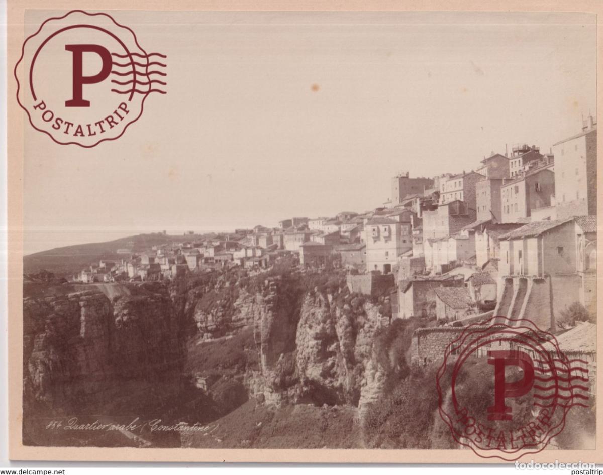Fotografia antiga: ARGELIA CONSTANTINA BARRIO QUARTIER ARABE CONSTANTINE 26 X20 CM ALGERIA ALGERIE AFRICA