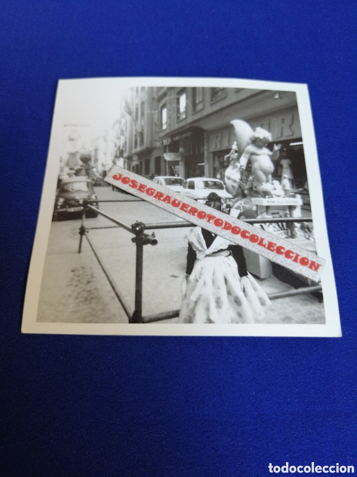 Fotograf&iacute;a antigua: FALLAS DE VALENCIA - A&Ntilde;O 1971 FALLA INFANTIL FALLERA POSANDO FOTOGRAF&Iacute;A ANTIGUA SIGLO PASADO