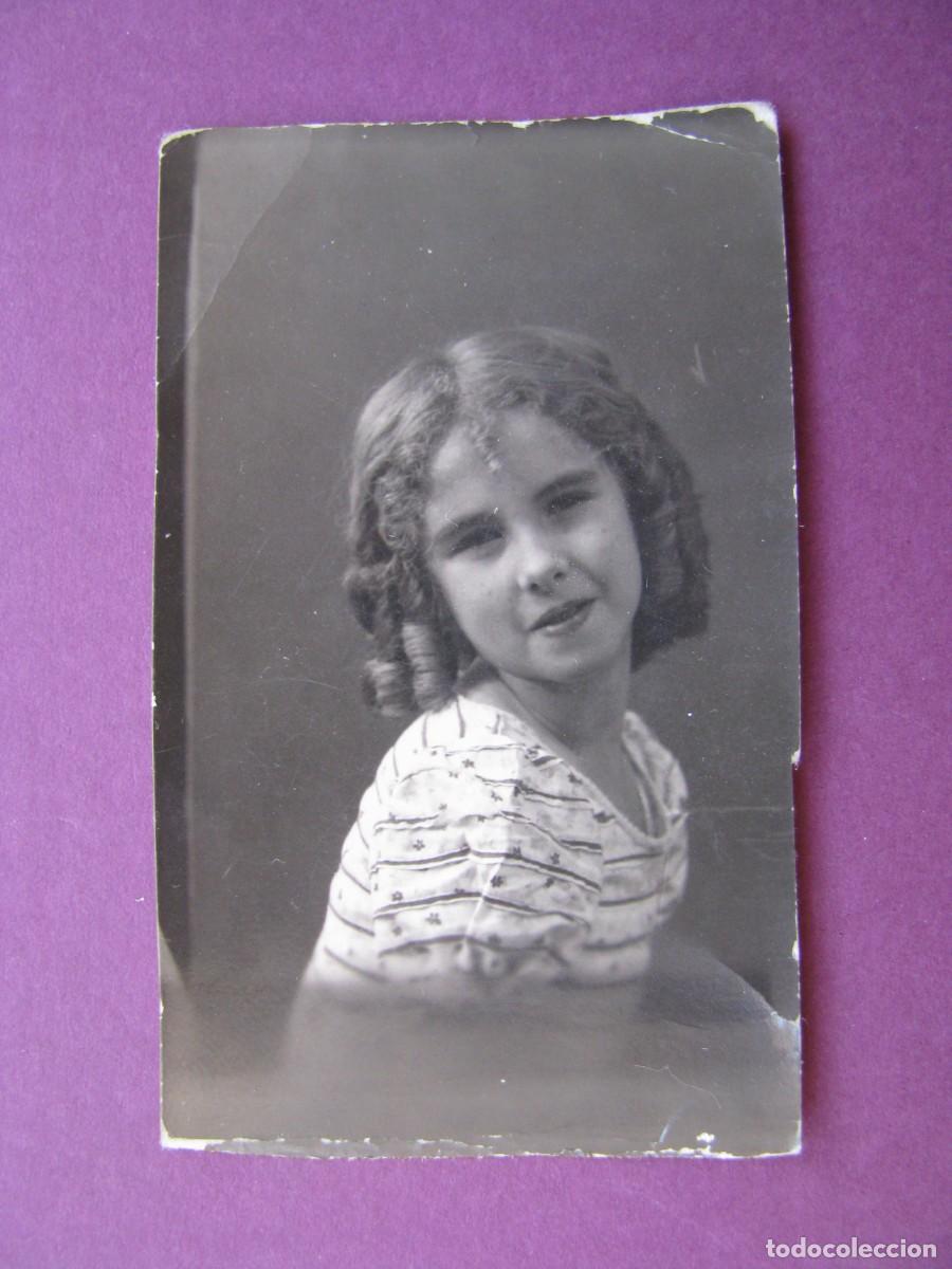 Fotograf&iacute;a antigua: PEQUE&Ntilde;A FOTO DE UNA NI&Ntilde;A. 6X4 CM.