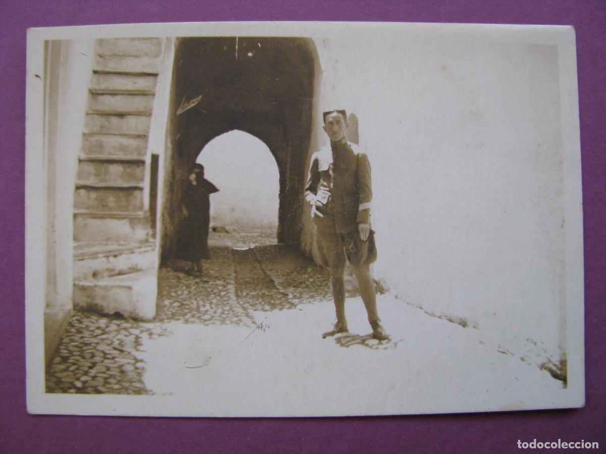 Fotograf&iacute;a antigua: FOTO DE UN MILITAR. MARRUECOS. PROTECTORADO ESPA&Ntilde;OL. 8X6 CM