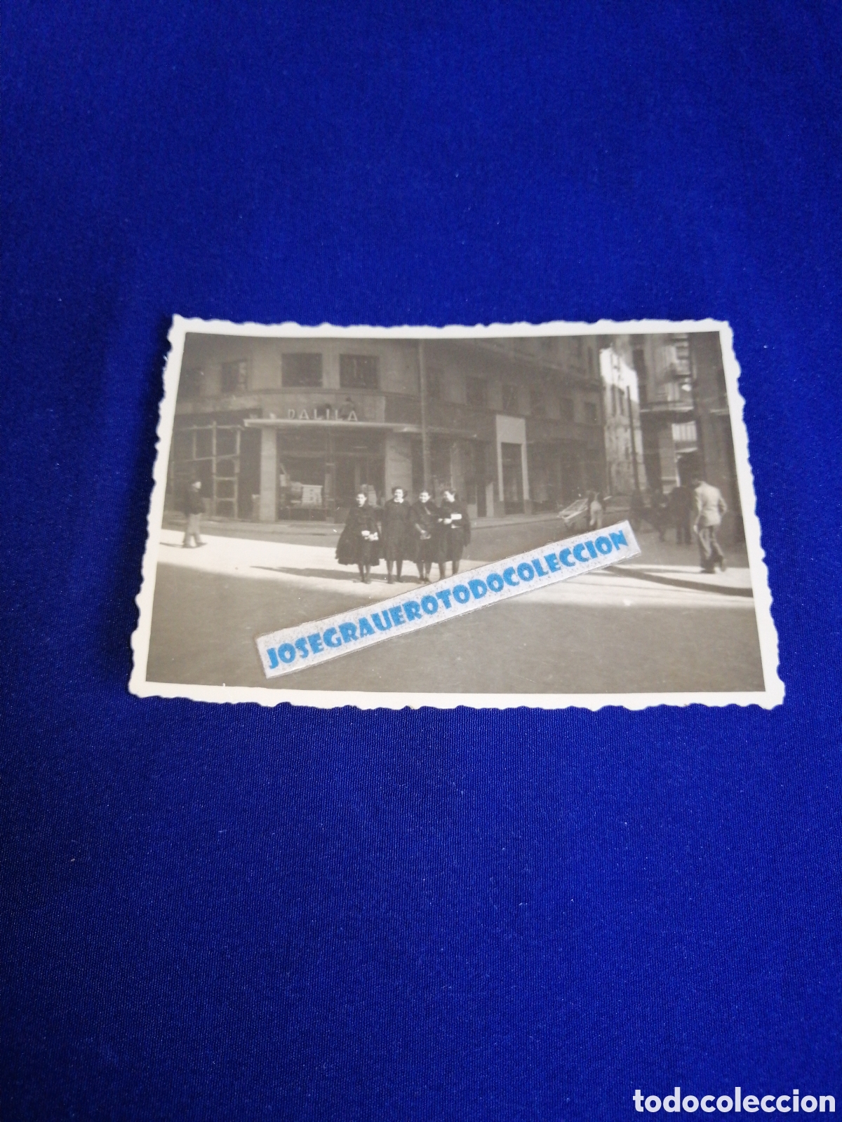 Fotograf&iacute;a antigua: VALENCIA - TEJIDOS DALILA - DOMUN HUCHAS -A&Ntilde;OS 1952-53 FOTOGRAF&Iacute;A ANTIGUA SIGLO PASADO