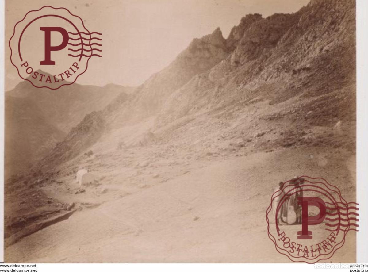 Fotograf&iacute;a antigua: 28*22CM ALGERIE ENTREE TIROURDA PHOTOGRAPHIE