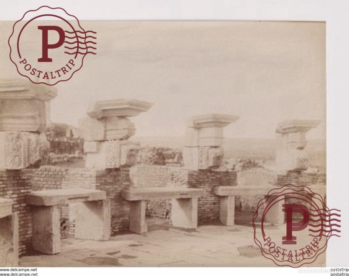 Fotograf&iacute;a antigua: 24 *18CM MARCHE ROMAINE BOUTIQUES ET COMPTEURS Ancienne PHOTOGRAPHIE