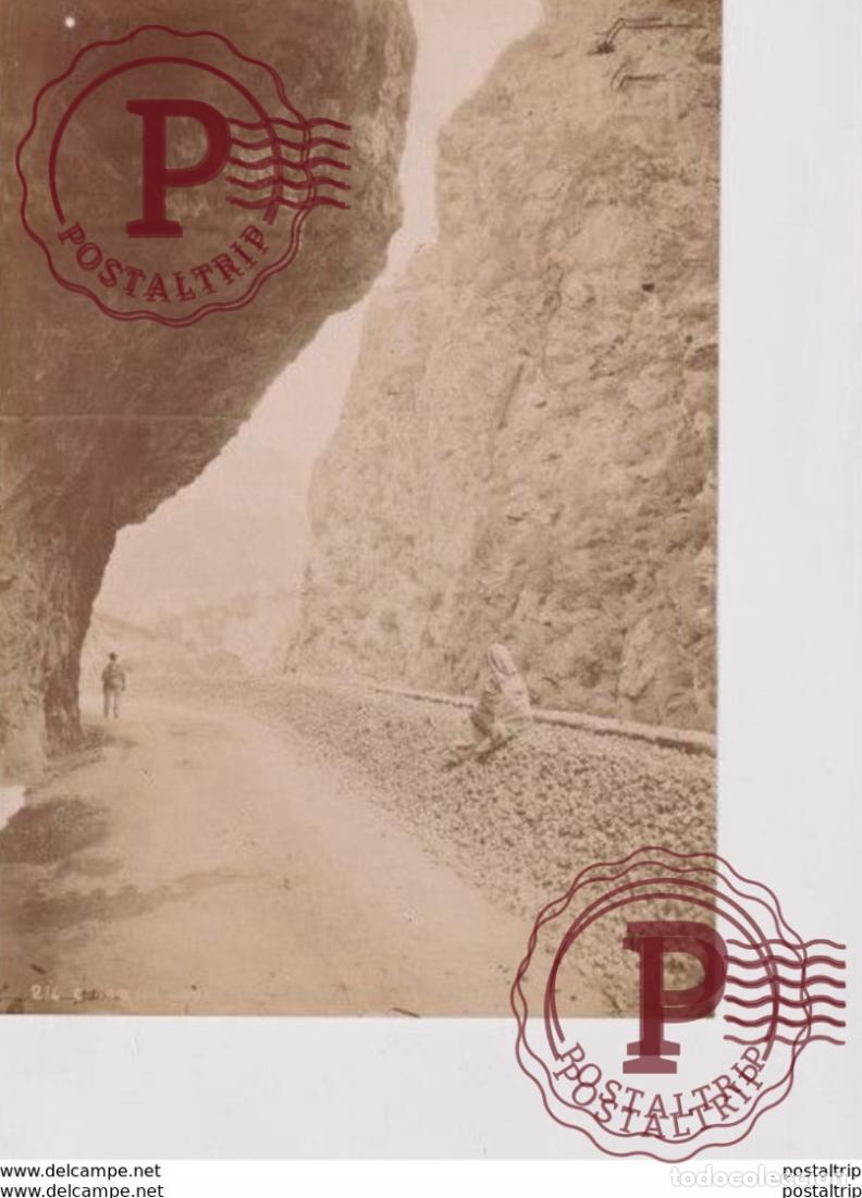 Fotograf&iacute;a antigua: 25 *19CM Alg&eacute;rie ALGERIE Chabet el Akra Ancienne PHOTOGRAPHIE