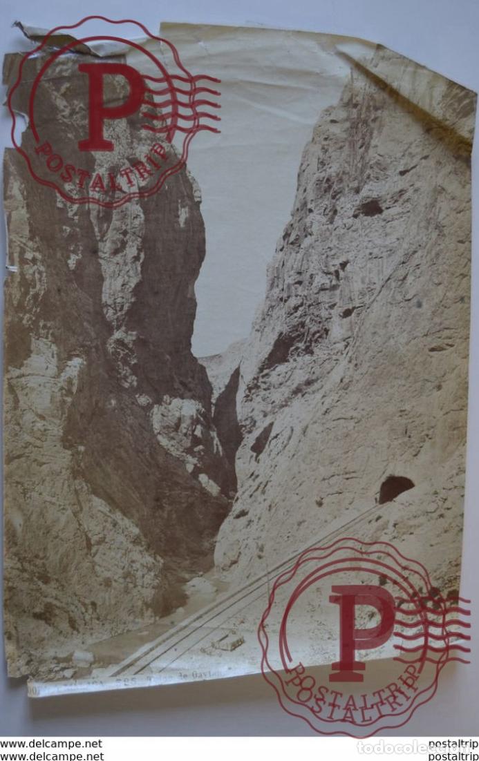 Fotograf&iacute;a antigua: MALAGA TAJOS DE GAYTAN ETAT SEE SCAN ESPA&Ntilde;A SPAIN ESPAGNE 33*25CM PHOTOGRAPHIE