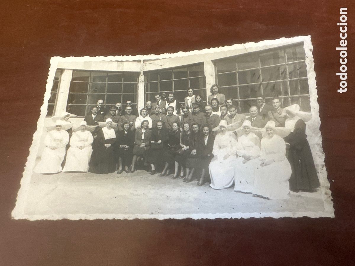 Fotograf&iacute;a antigua: TETU&Aacute;N MARRUECOS ESPA&Ntilde;OL HOSPITAL MILITAR GRUPO DE MILITARES MEDICOS Y ENFERMERAS FOTOGRAFIA A&Ntilde;OS 20
