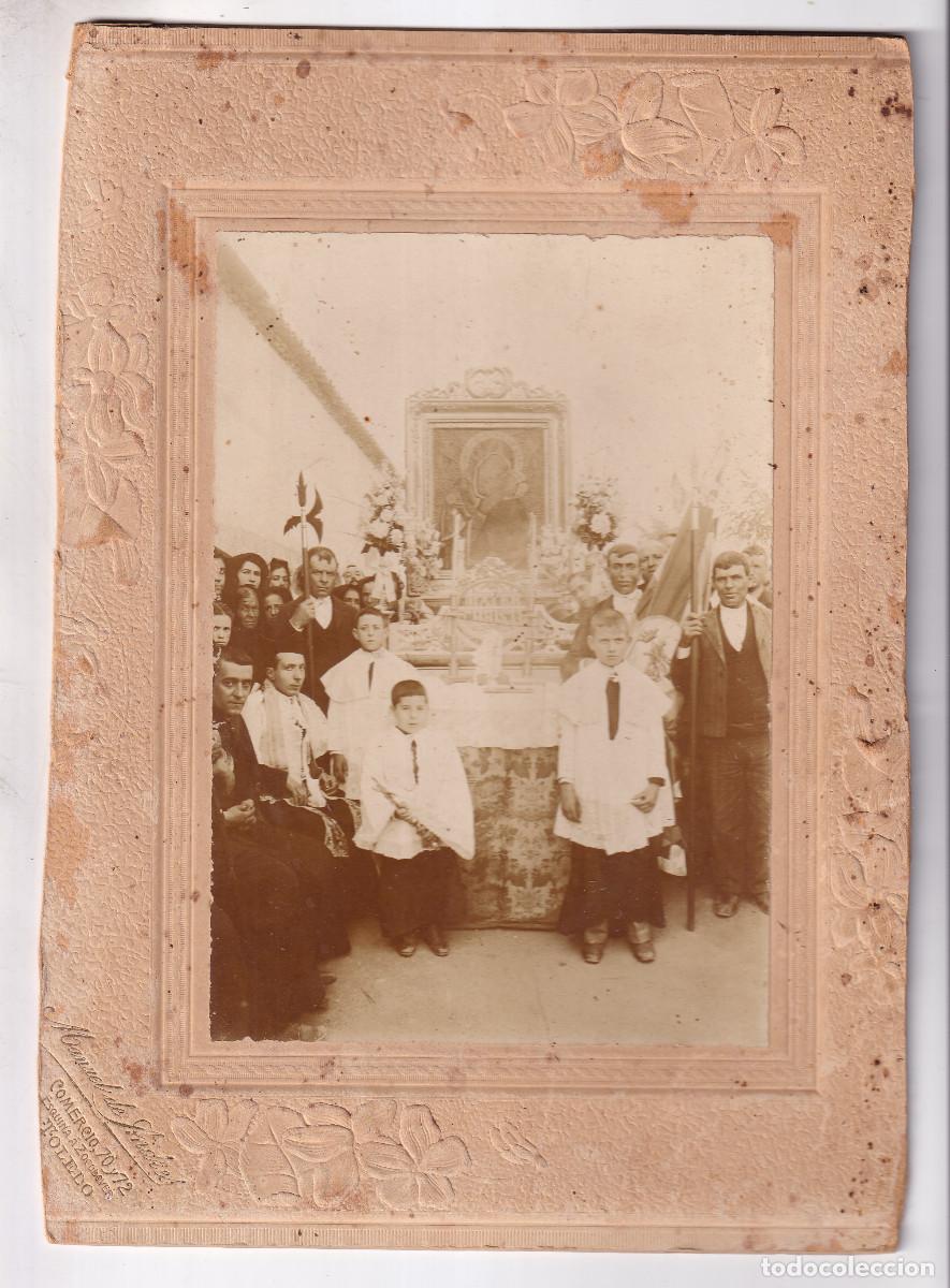 Fotograf&iacute;a antigua: FOTOGRAF&Iacute;A. CELEBRACI&Oacute;N RELIGIOSA EN TOLEDO, TAL VEZ LA VIRGEN DEL SAGRARIO. MANUEL DE ANDR&Eacute;S FOT&Oacute;GR