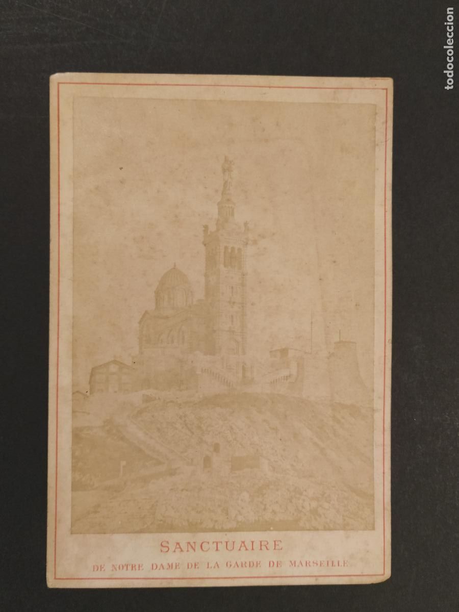 Fotograf&iacute;a antigua: SANCTUAIRE DE NOTRE SAME DE LA GARDE DE MARSEILLE - ALBUMINA - FOTOGRAFIA ANTIGUA -(K-16.009)