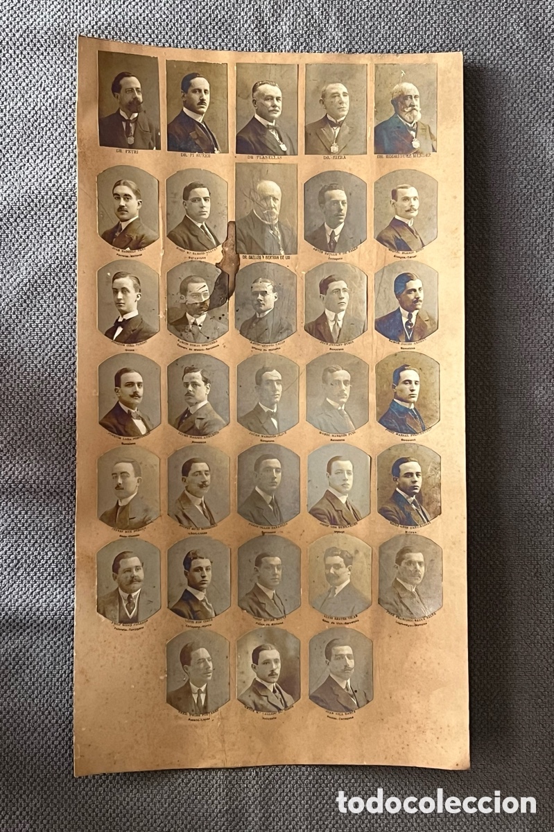 Fotograf&iacute;a antigua: M&Eacute;DICOS HIST&Oacute;RICOS ESPA&Ntilde;OLES (fin Siglo XIX - XX) Dr. Jaume Peyri, Pi Su&ntilde;er, R. Rodr&iacute;guez ..