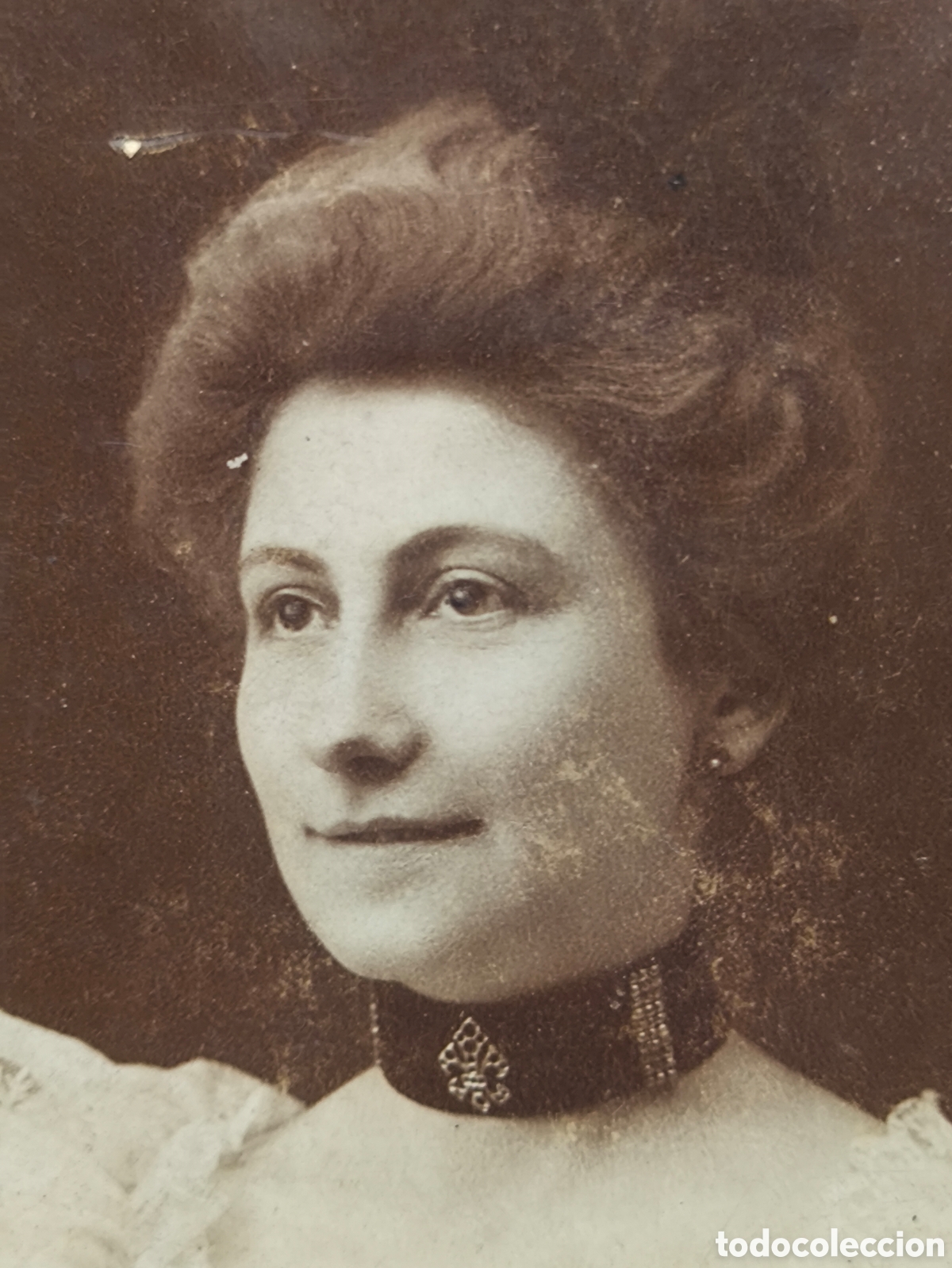 Fotograf&iacute;a antigua: ALB&Uacute;MINA FOTOGRAF&Iacute;A RETRATO DE ESTUDIO DAMA FOTOGR&Aacute;FO J. MANETES BARCELONA C. 1910