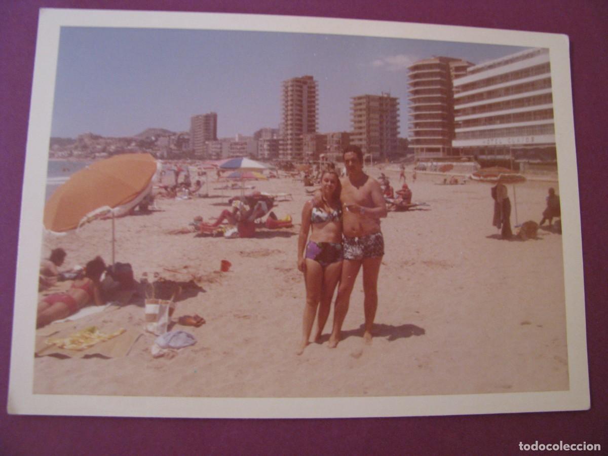 Fotograf&iacute;a antigua: FOTO DE BENIDORM. 12,5X9 CM. A&Ntilde;OS 70