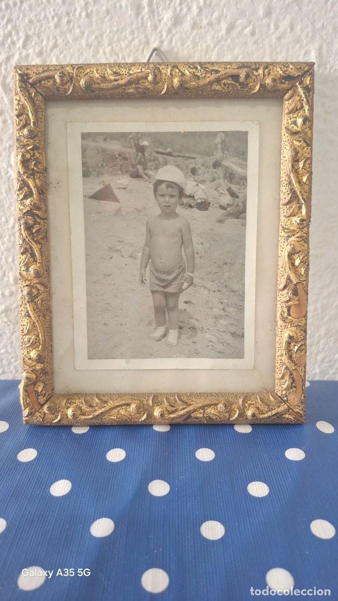 Fotograf&iacute;a antigua: Fotograf&iacute;a ni&ntilde;o vacaciones en la playa de mamaia,Constanza (Romania) a&ntilde;os 70-80