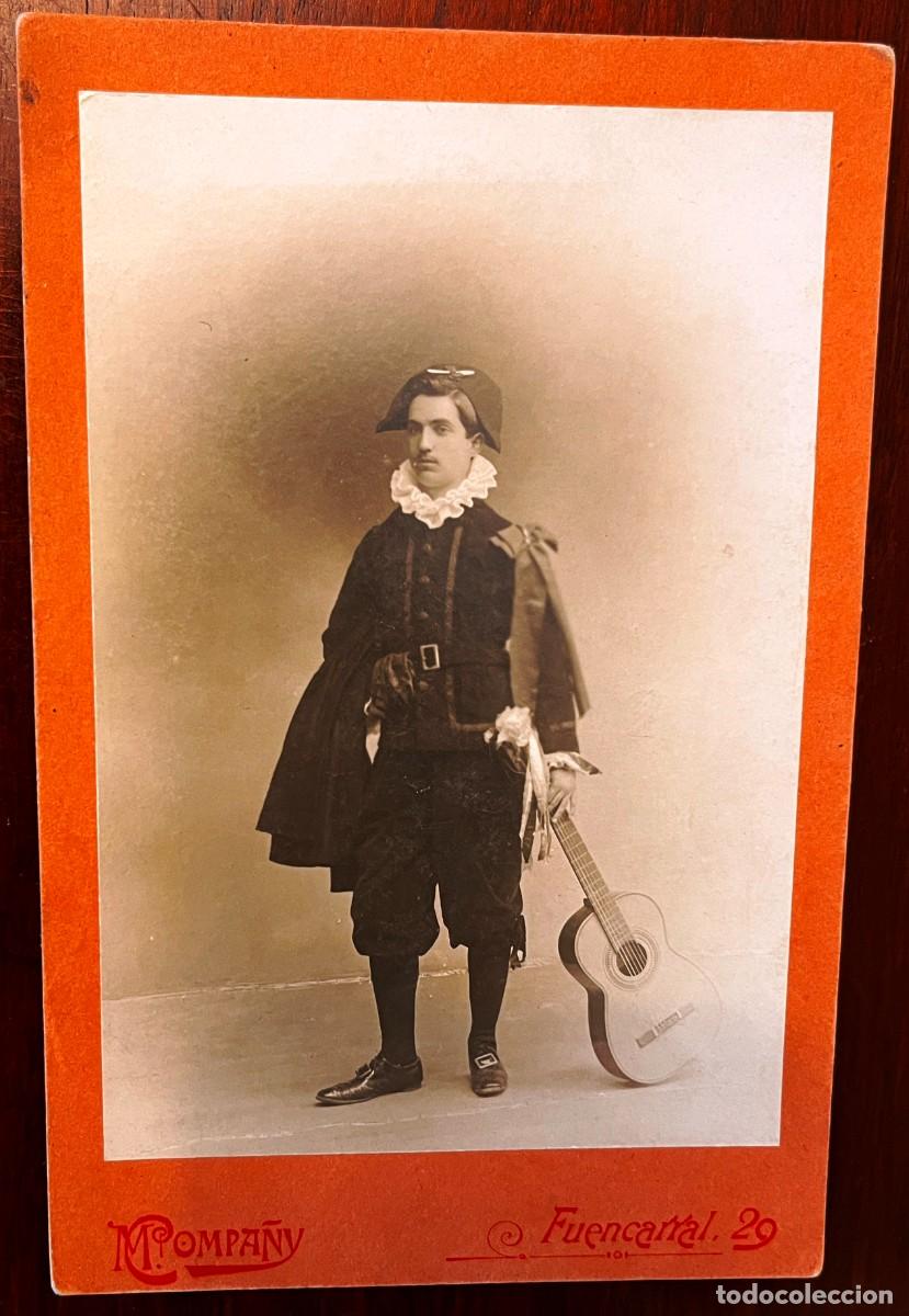 Fotograf&iacute;a antigua: ANTIGUA FOTOGRAFIA ALBUMINA DE TUNO, FOTOGRAFO COMPA&Ntilde;Y, C/FUENCARRAL 29 MADRID, MIDE 16,5 X 10,7 CMS