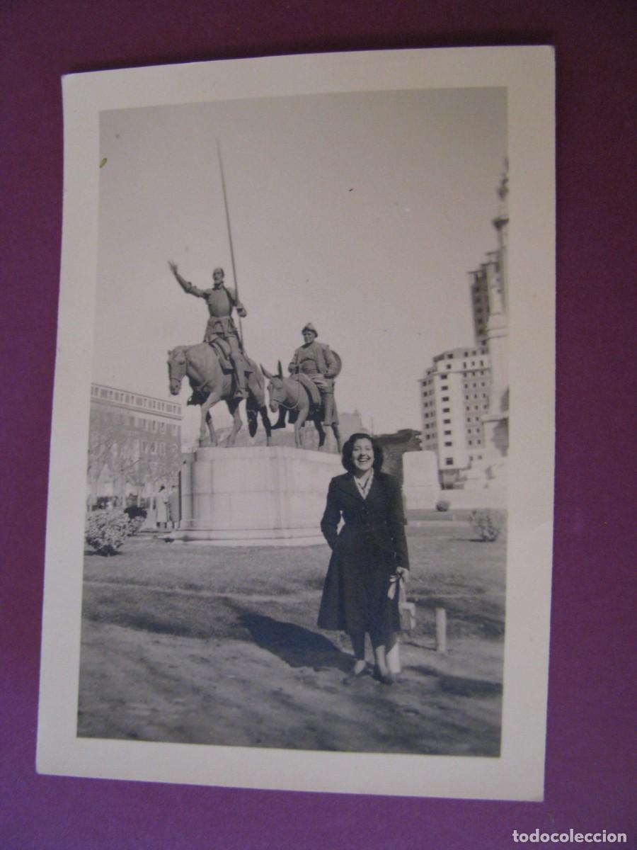 Fotograf&iacute;a antigua: FOTO DE UNA MUJER. MADRID. 9,5X6,5 CM