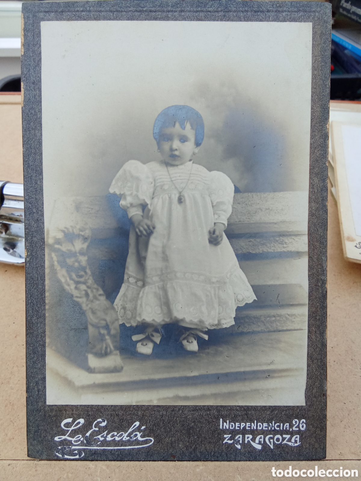 Fotograf&iacute;a antigua: L ESCOLA - FOTOGRAFO DE LA REAL CASA - EXPOSICI&Oacute;N ARAG&Oacute;NESA de 1885 - 1886