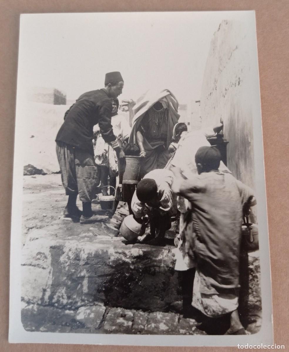 Fotograf&iacute;a antigua: ANTIGUA FOTO 1932 - ESCENA COTIDIANA NORTE DE &Aacute;FRICA .