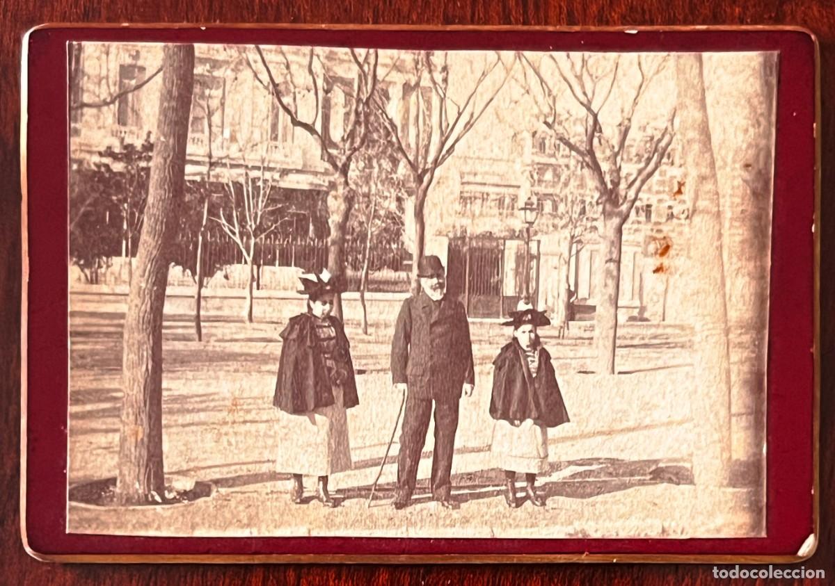 Fotograf&iacute;a antigua: ANTIGUA FOTOGRAFIA ALBUMINA PEQUE&Ntilde;A DE MADRID, MIDE 6,8 X 4,5 CMS.