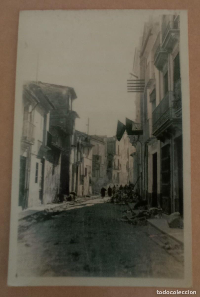 Fotograf&iacute;a antigua: BURRIANA - CASTELL&Oacute;N - CALLE SAN BARTOLOME - JULIO 1938