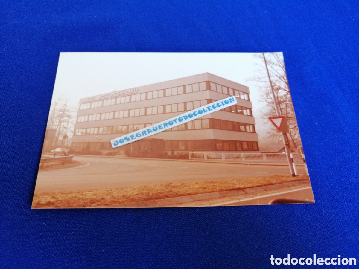 Fotograf&iacute;a antigua: BABOCOCK ROHRBAU (ALEMANIA) EMPRESA DE CALDERAS Y TUBER&Iacute;AS FOTOGRAF&Iacute;A ANTIGUA SIGLO PASADO
