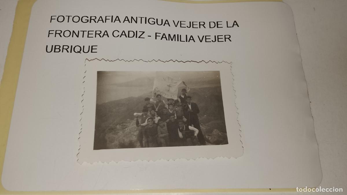 Fotograf&iacute;a antigua: FOTOGRAFIA ANTIGUA VEJER DE LA FRONTERA CADIZ - FAMILIA VEJER UBRIQUE - FAMILIAR JOVENES