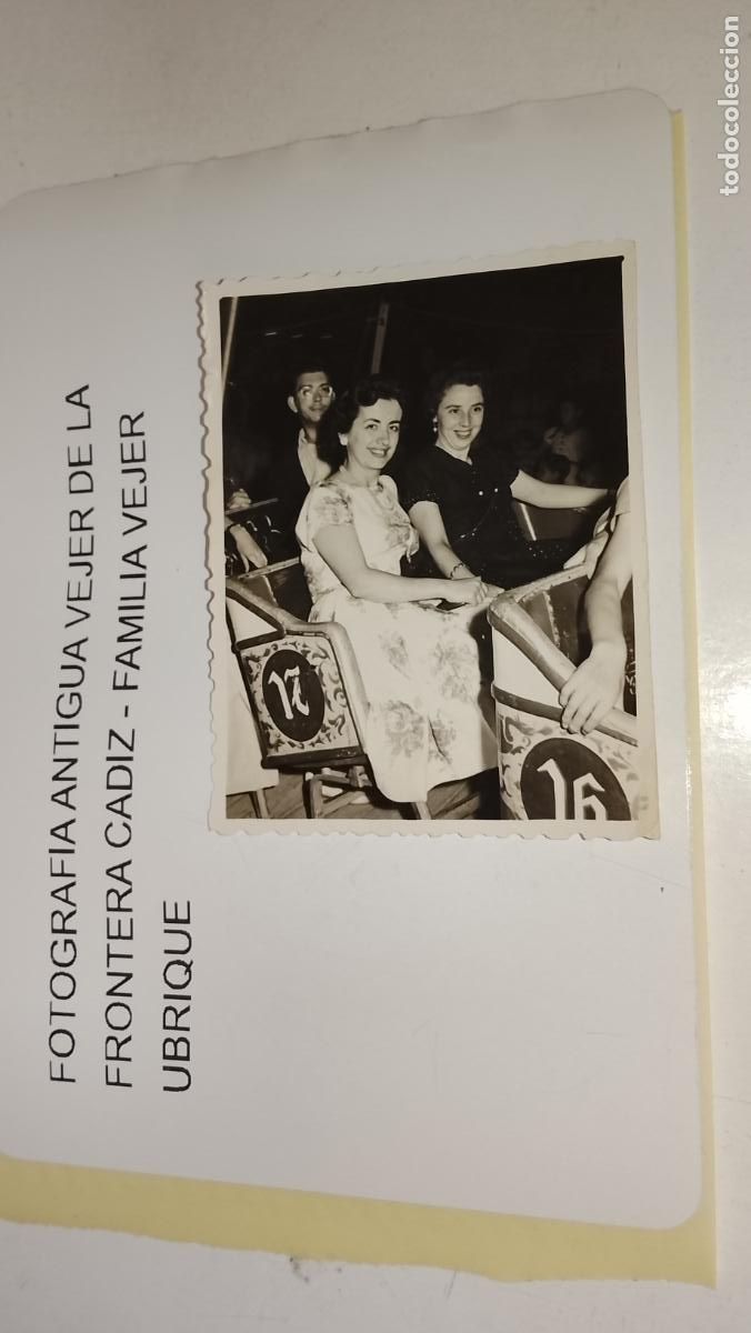 Fotograf&iacute;a antigua: FOTOGRAFIA ANTIGUA VEJER DE LA FRONTERA CADIZ - FAMILIA VEJER UBRIQUE - cacharritos de feria