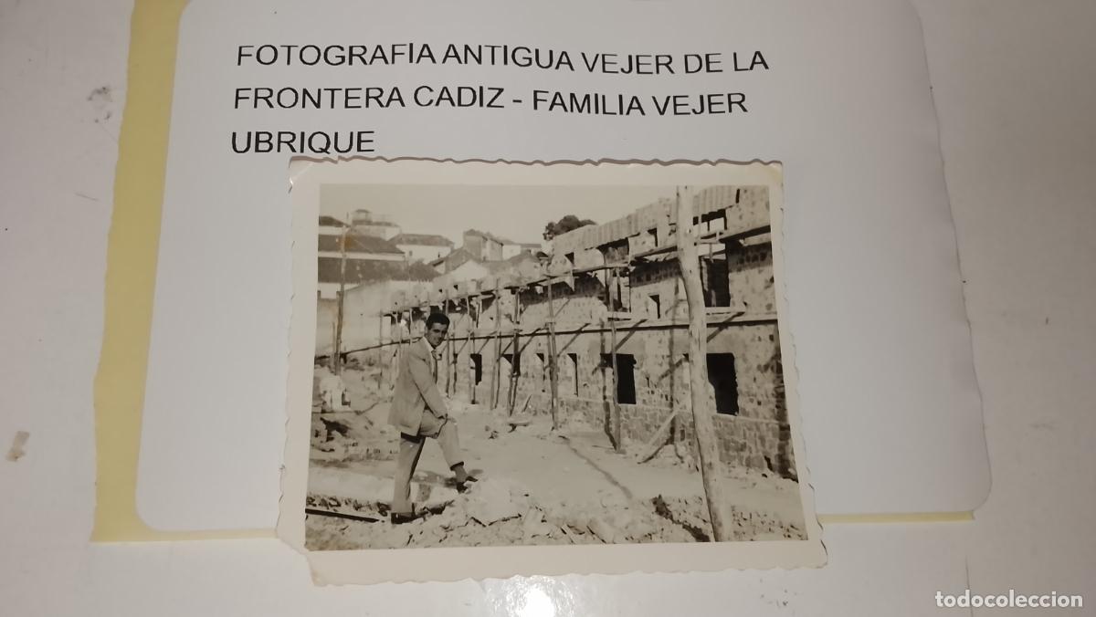 Fotograf&iacute;a antigua: FOTOGRAFIA ANTIGUA VEJER DE LA FRONTERA CADIZ - FAMILIA VEJER UBRIQUE - REFORMA CASA