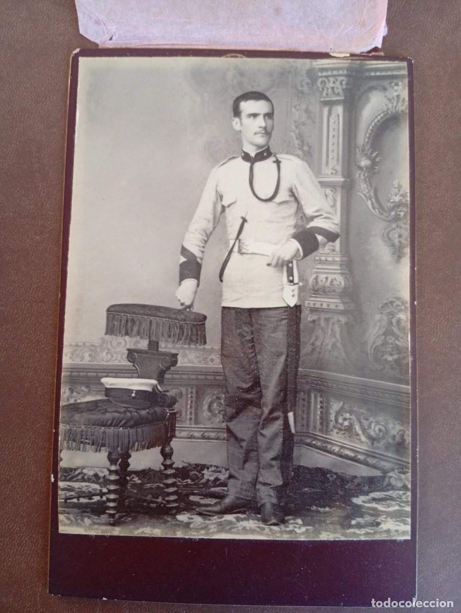 Fotograf&iacute;a antigua: FOTO MILITAR MANILA, FILIPINAS-16x10