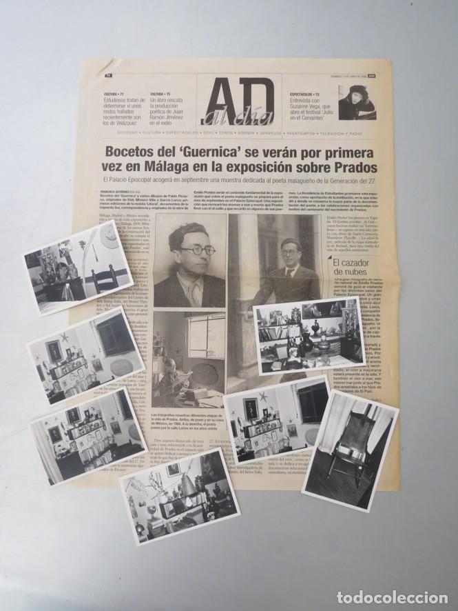 Fotograf&iacute;a antigua: FOTOGRAF&Iacute;AS DE LA CASA DE EMILIO PRADOS EN M&Eacute;XICO Y ART&Iacute;CULO DE DIARIO SUR 1999