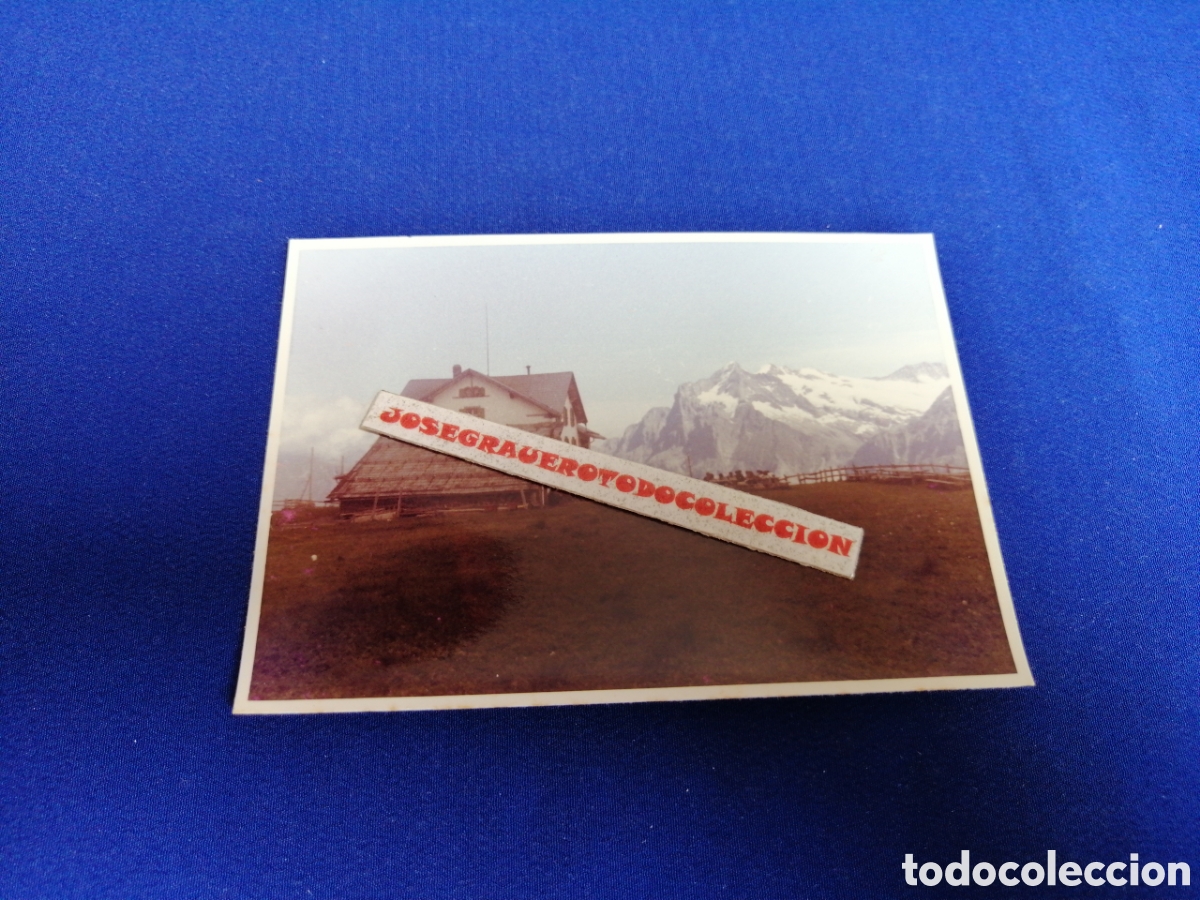 Alte Fotografie: SUIZA - MONTA&Ntilde;AS FOTOGRAF&Iacute;A ANTIGUA