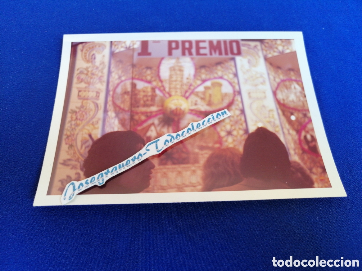 Alte Fotografie: VALENCIA 1&deg; PREMIO FALLAS DE VALENCIA ESCAPARATE FOTOGRAF&Iacute;A ANTIGUA SIGLO PASADO