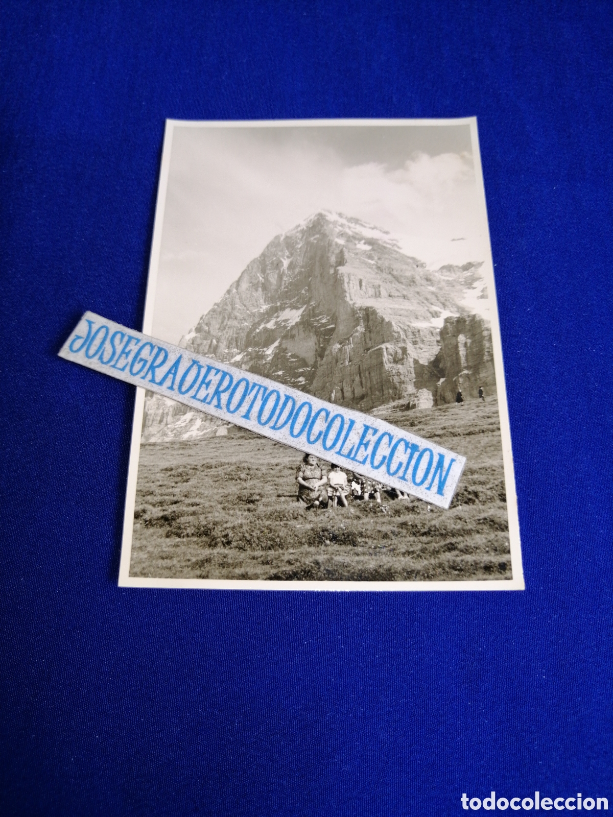Fotograf&iacute;a antigua: SUIZA (KLEINE SCHEIDEGG) PUERTO DE MONTA&Ntilde;A FOTOGRAF&Iacute;A ANTIGUA SIGLO PASADO
