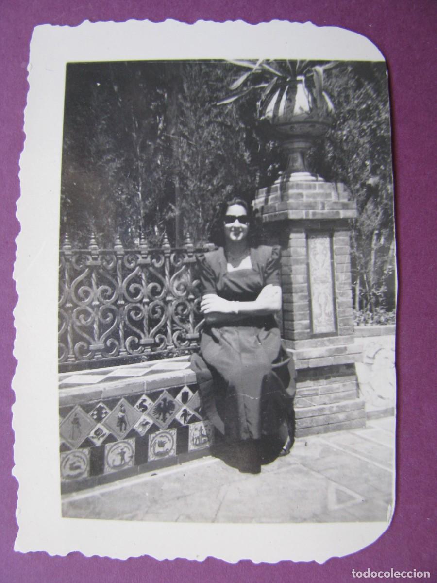 Antique Photography: PEQUE&Ntilde;A FOTO DE MALAGA. FINALES DE LOS A&Ntilde;OS 1940 PRINCIPIO 1950. 6,5X5 CM