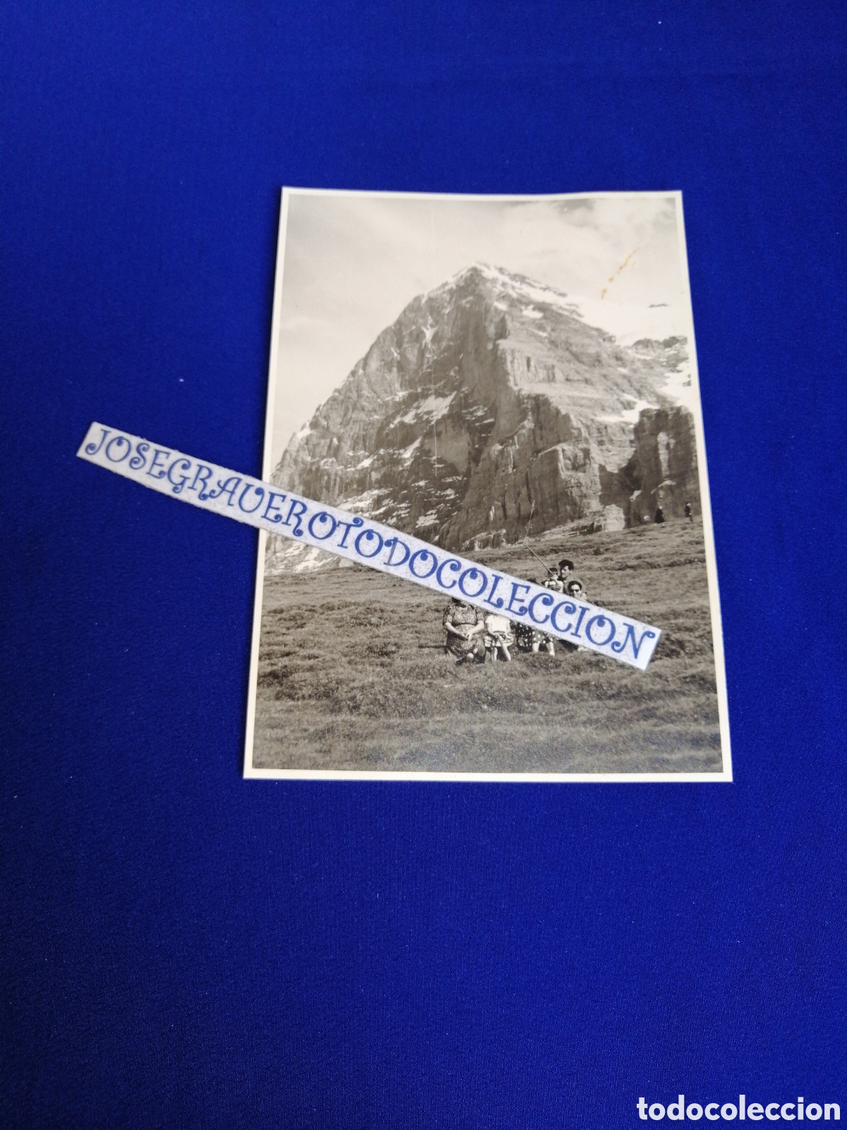 Fotograf&iacute;a antigua: SUIZA - MONTE KLEINE SCHEIDEGG - ALPINISMO FOTOGRAF&Iacute;A ANTIGUA SIGLO PASADO