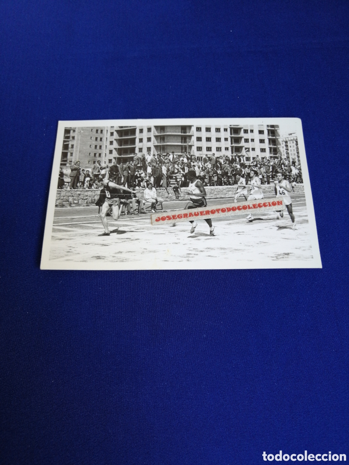 Fotograf&iacute;a antigua: ATLETISMO CORRIENDO FOTOGRAF&Iacute;A ANTIGUA SIGLO PASADO