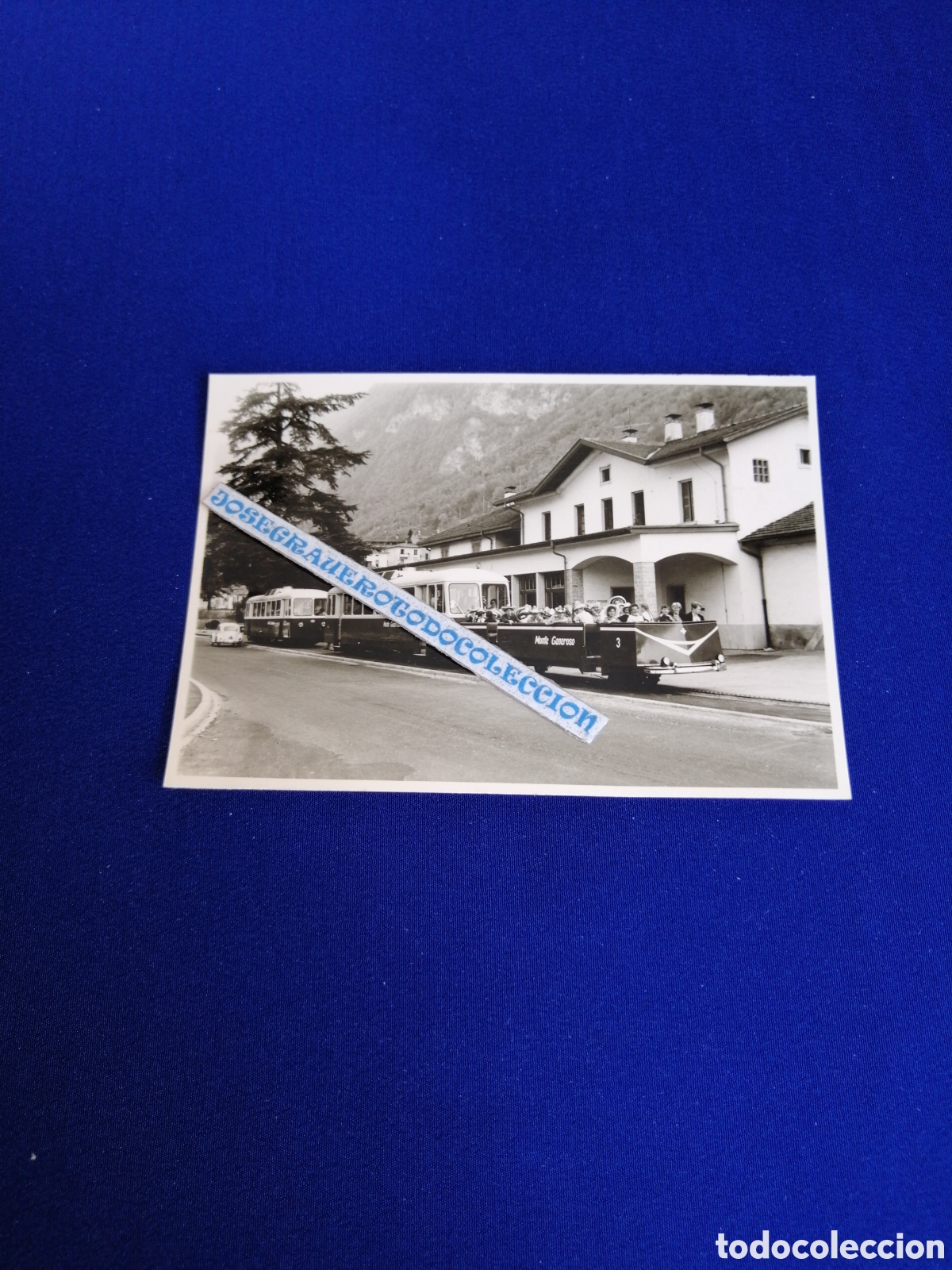 Fotograf&iacute;a antigua: SUIZA MONTE GENEROSO - ESTACI&Oacute;N DE FERROCARRIL CAPOLAGO FOTOGRAF&Iacute;A ANTIGUA SIGLO PASADO