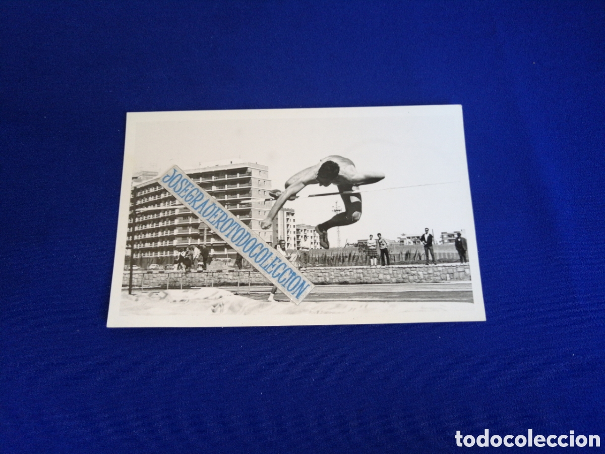 Fotograf&iacute;a antigua: ATLETISMO SALTO DE VALLA FOTOGRAF&Iacute;A ANTIGUA SIGLO PASADO