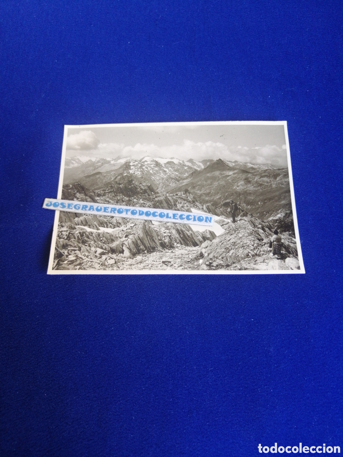 Fotograf&iacute;a antigua: SUIZA ALPES- ALPINISTAS - ALPINISMO FOTOGRAF&Iacute;A POSTAL ANTIGUA SIGLO PASADO